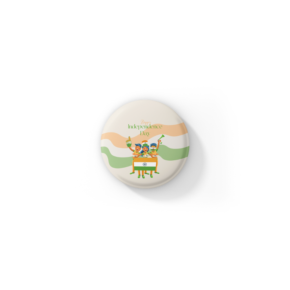 Independence Day Pin Button Badge