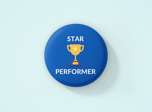 Star Performer Pin Button Badge - Pack of 10