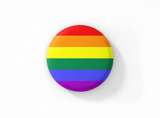 Pride LGBTQ Round Button Pin Badge Pack of 1
