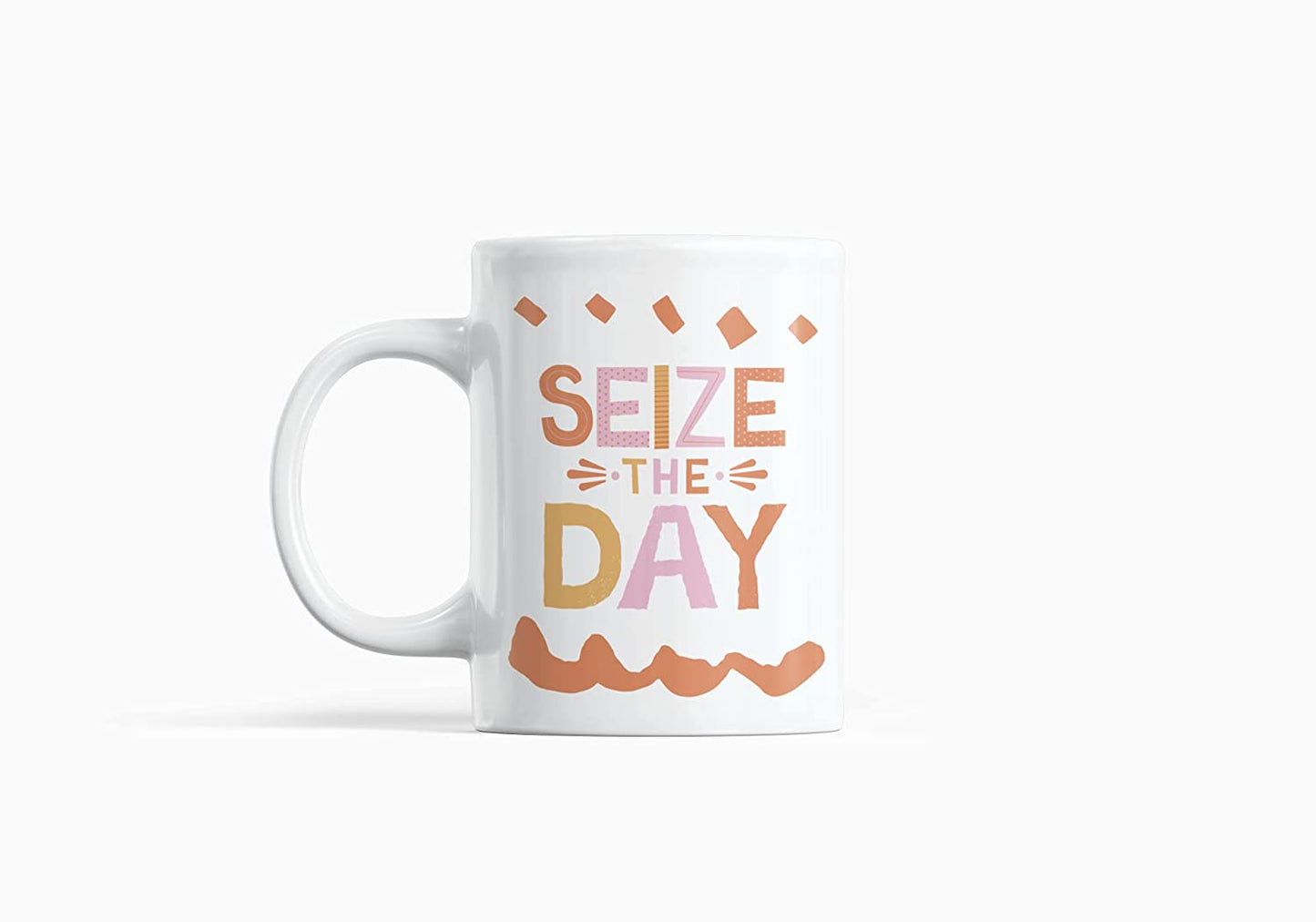 Seize The Day Designer Mug White