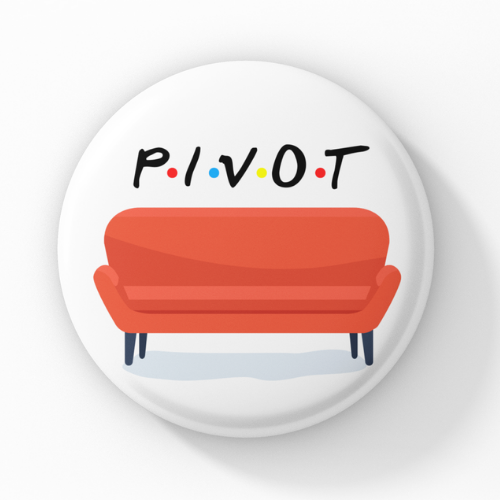 PIVOT Pin Button Badge