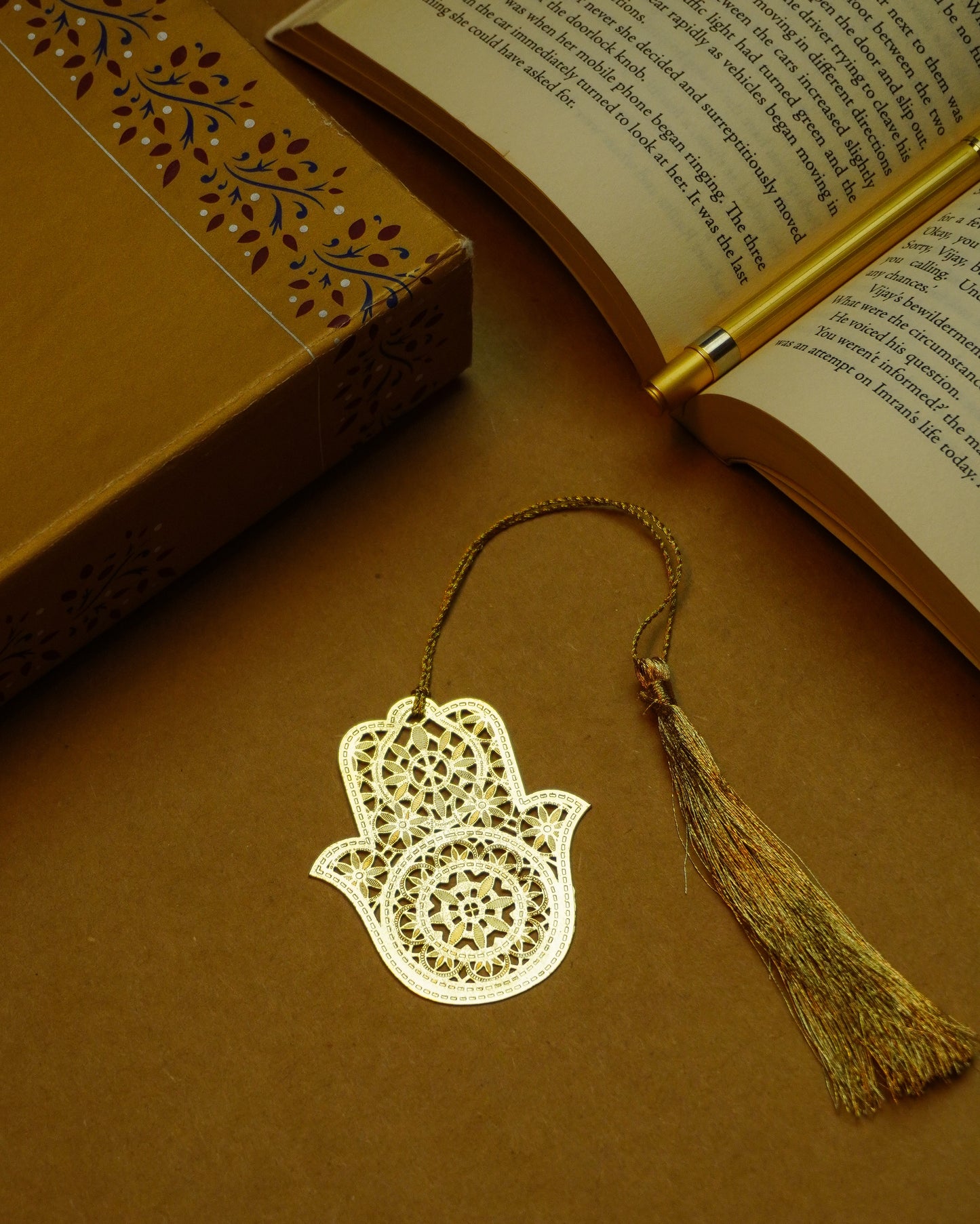 Ahimsa Brass Bookmark