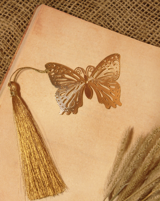 Butterfly Brass Bookmark