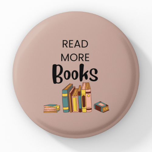 Read more books Pin Button Badge