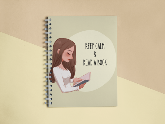 Keep Calm and read a book Notebook