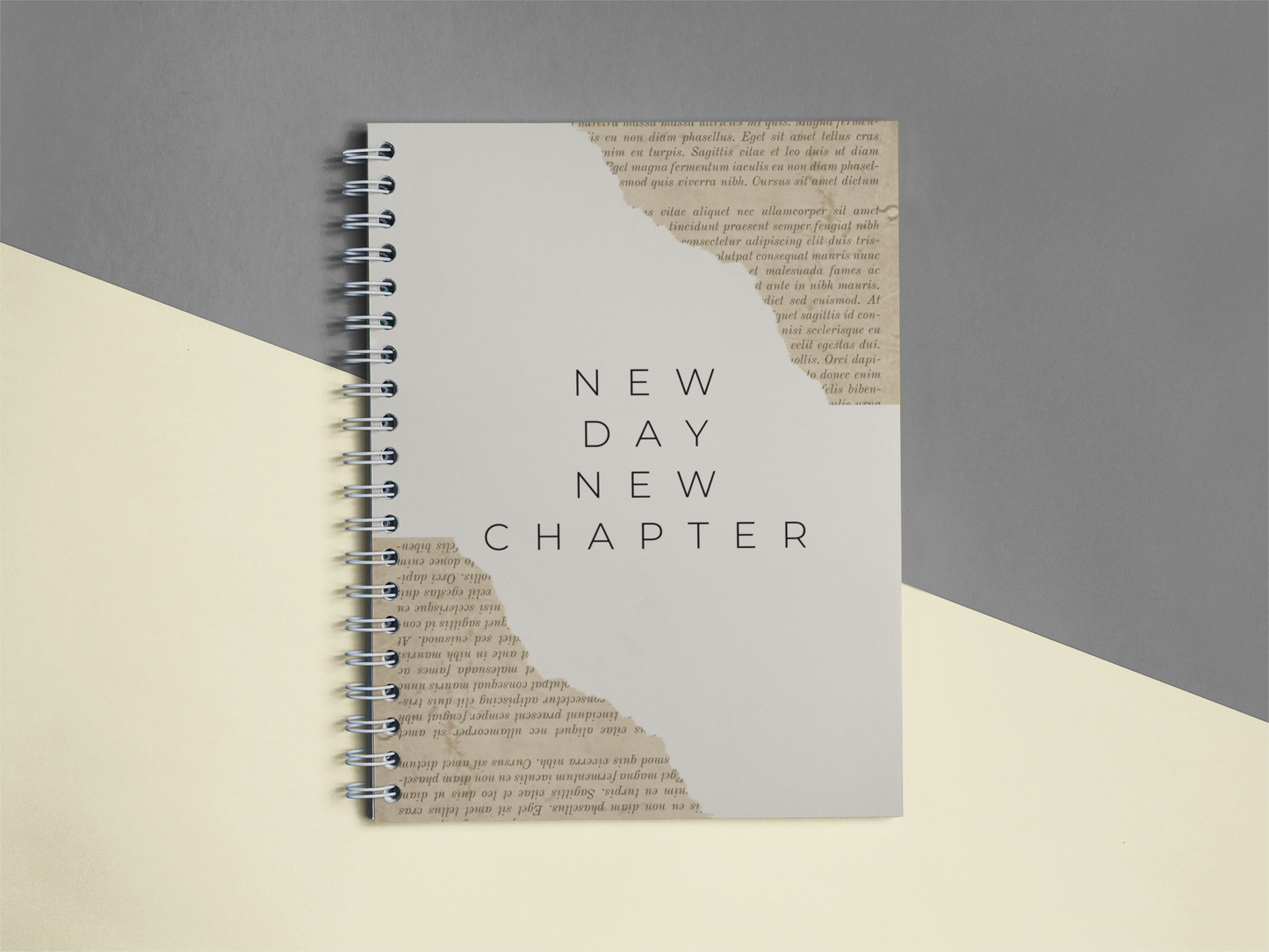 New Day New Chapter Notebook