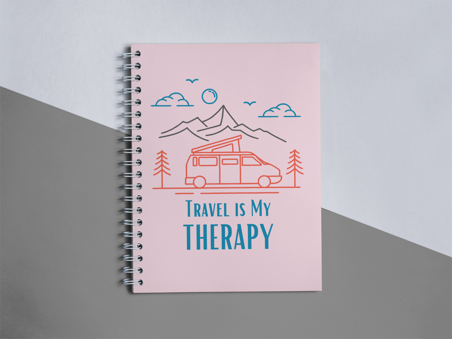 Travel is my Therapy Notebook