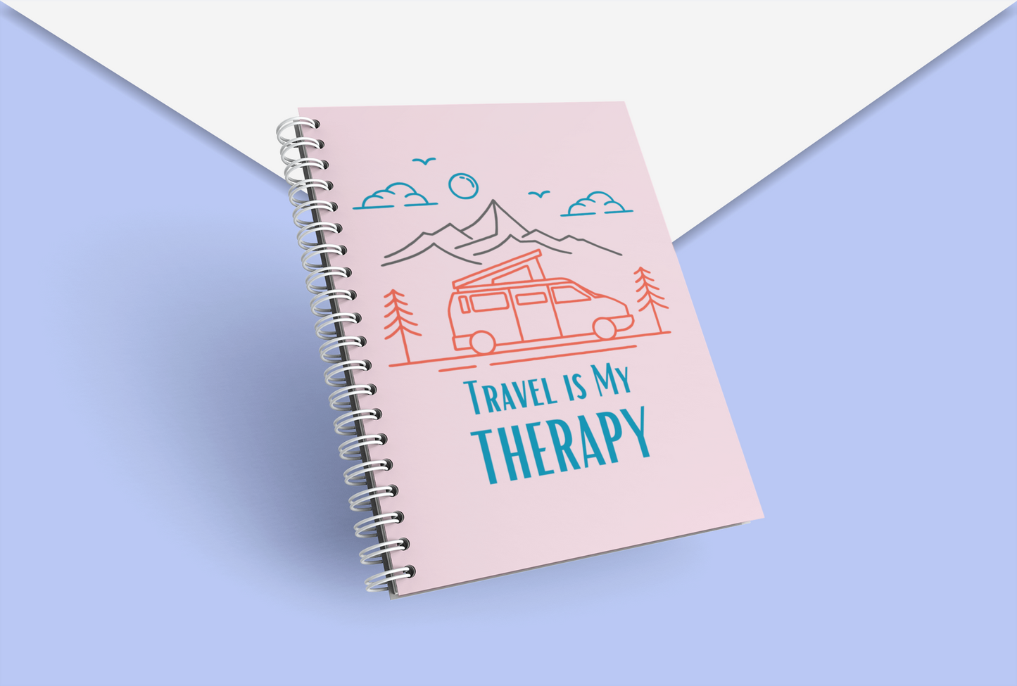 Travel is my Therapy Notebook