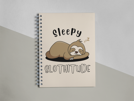 Sleepy Slothitude Notebook