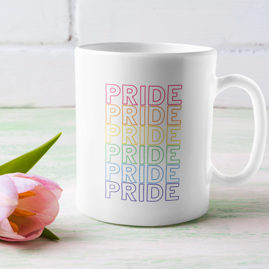 Rainbow Coloured Pride - Mug