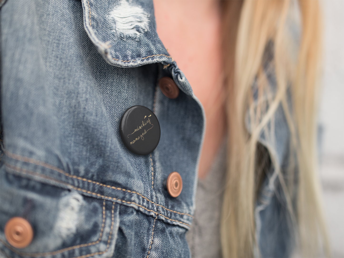 Mischief Managed Pin Button Badge