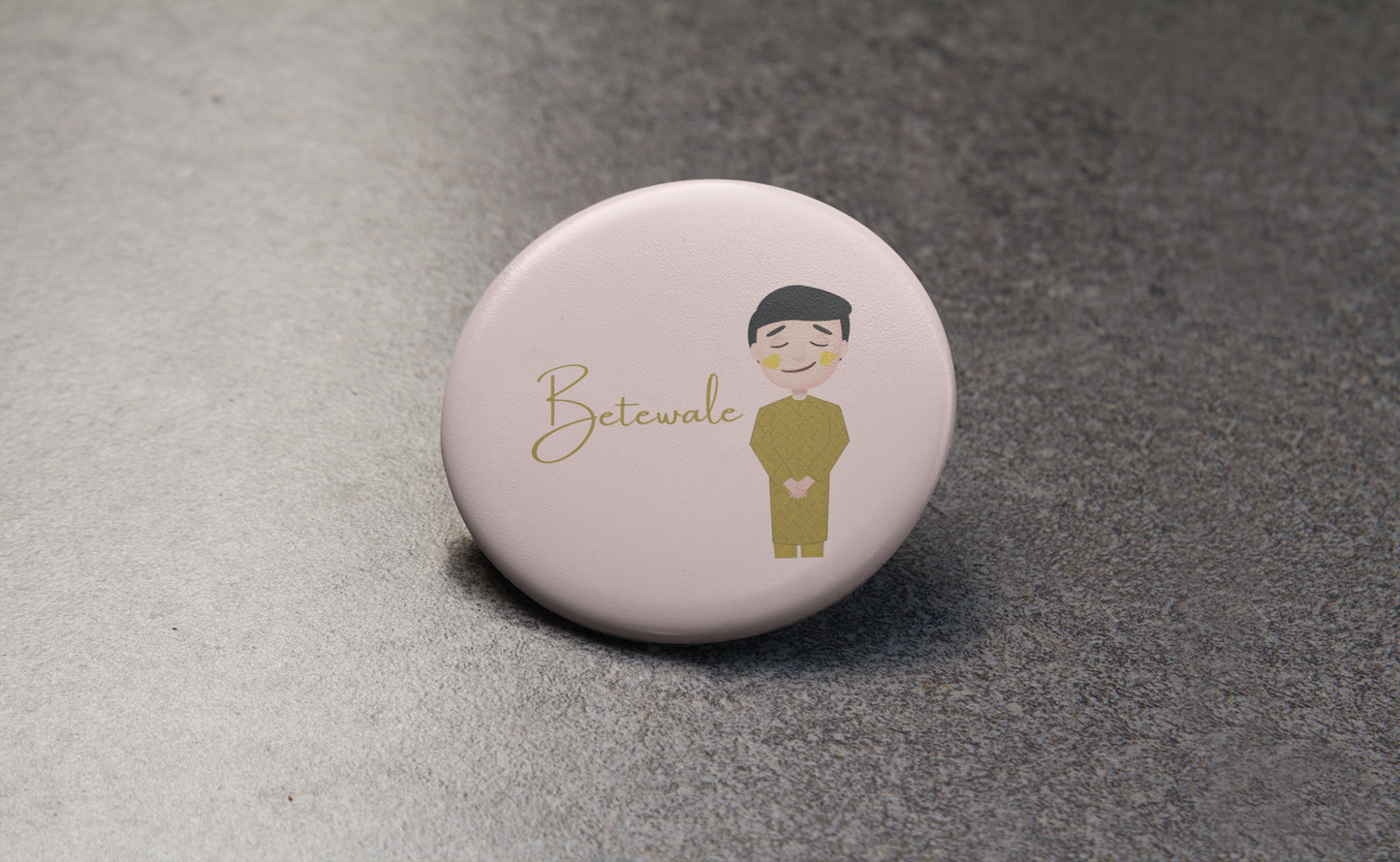 Betewale! Pin Button Badge - Pack of 1