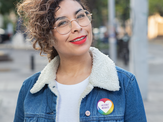 Love respect and equality Pin Button Badge