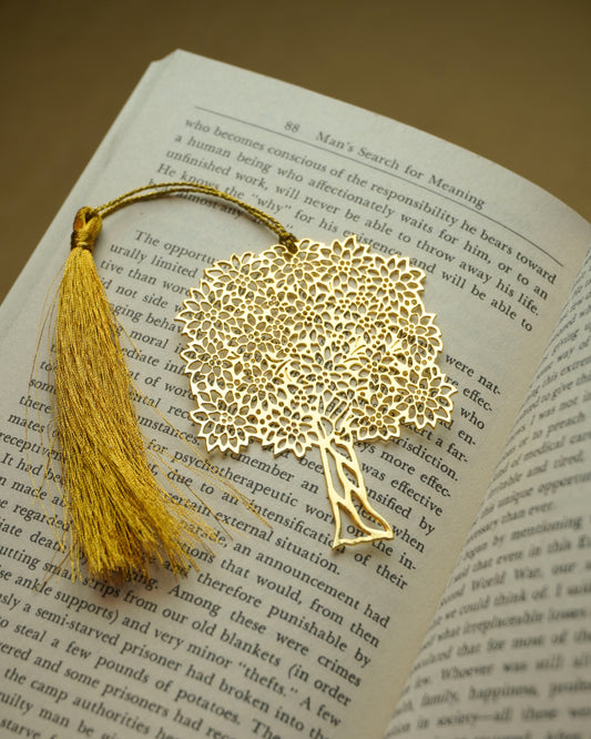 Tree Brass Bookmark